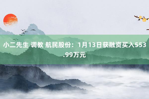 小二先生 调教 航民股份：1月13日获融资买入553.99万元